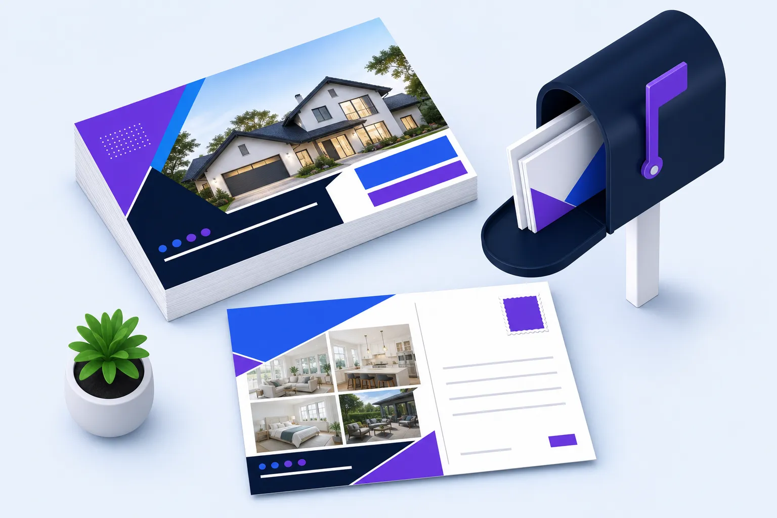 Free Real Estate Postcard Templates (Just Listed, Just Sold & Farming)