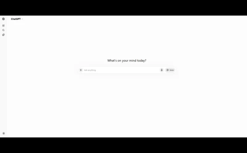 ChatGPT screenshot