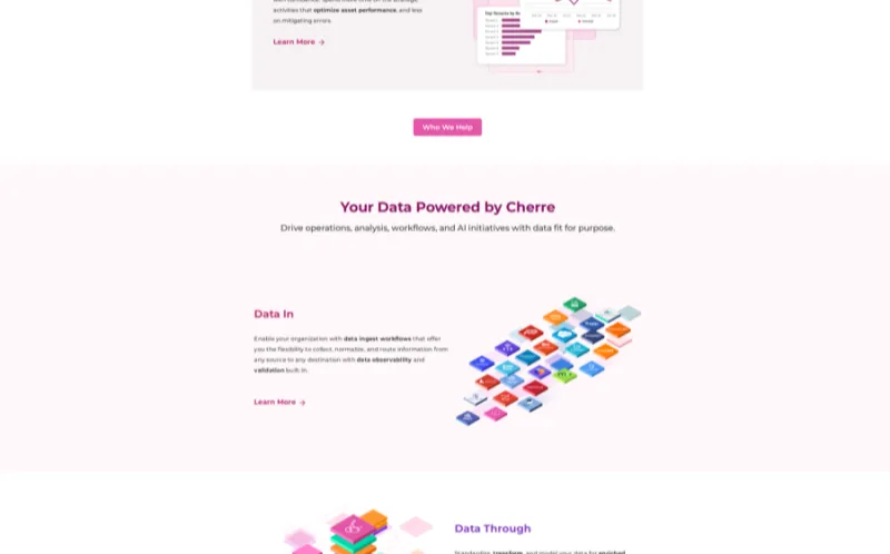 cherre landing page screenshot