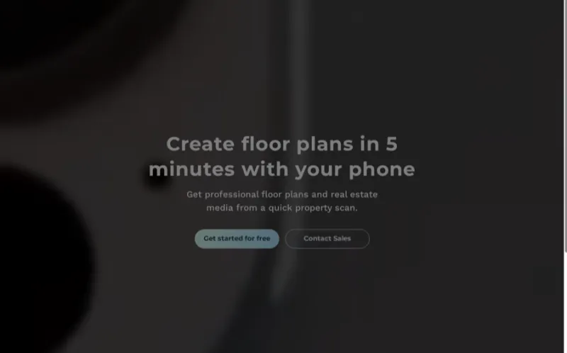 CubiCasa landing page screenshot