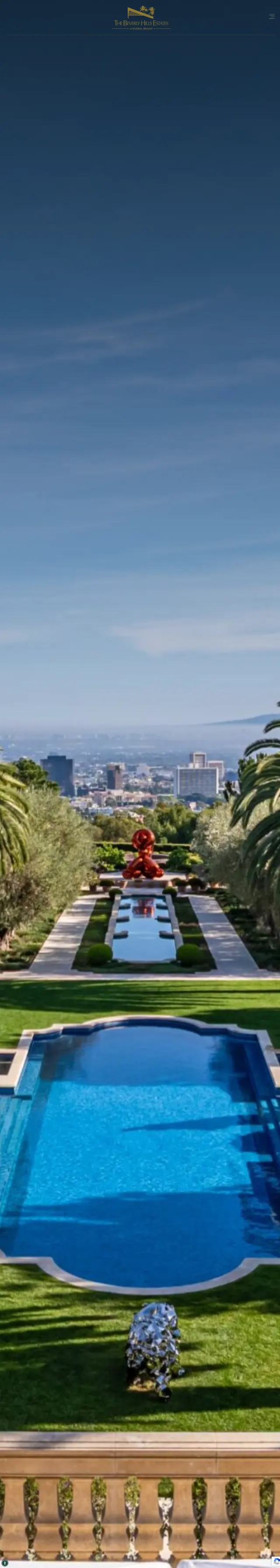 The Beverly Hills Estates brokerage website