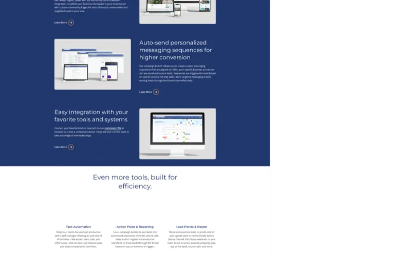 Sierra Interactive landing page screenshot