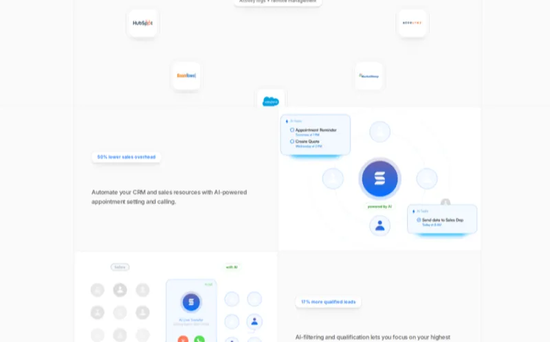 Structurely landing page screenshot